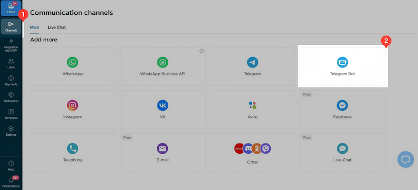 Channels showcase
