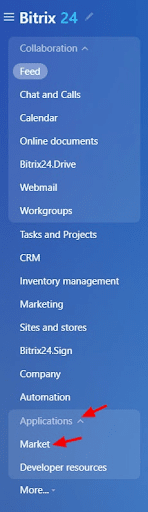 Bitrix24 Menu - Applications
