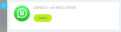 Connecting WhatsApp Business number to Umnico