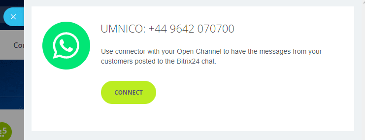 Connecting Umnico & WhatsApp - Step 1