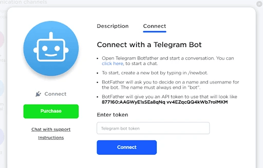 Configurar el bot de Telegram