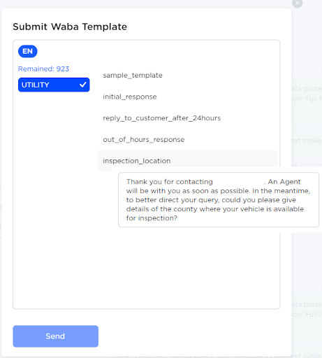 Working with templates in Umnico