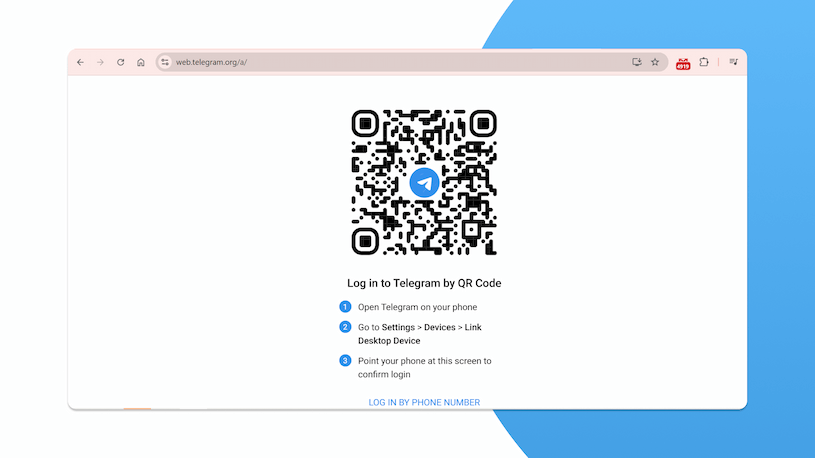 Официальный сайт Telegram