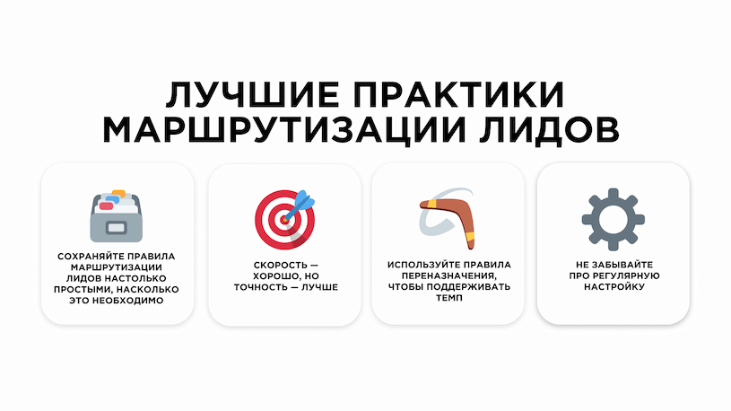 Лучшие практики маршрутизации лидов