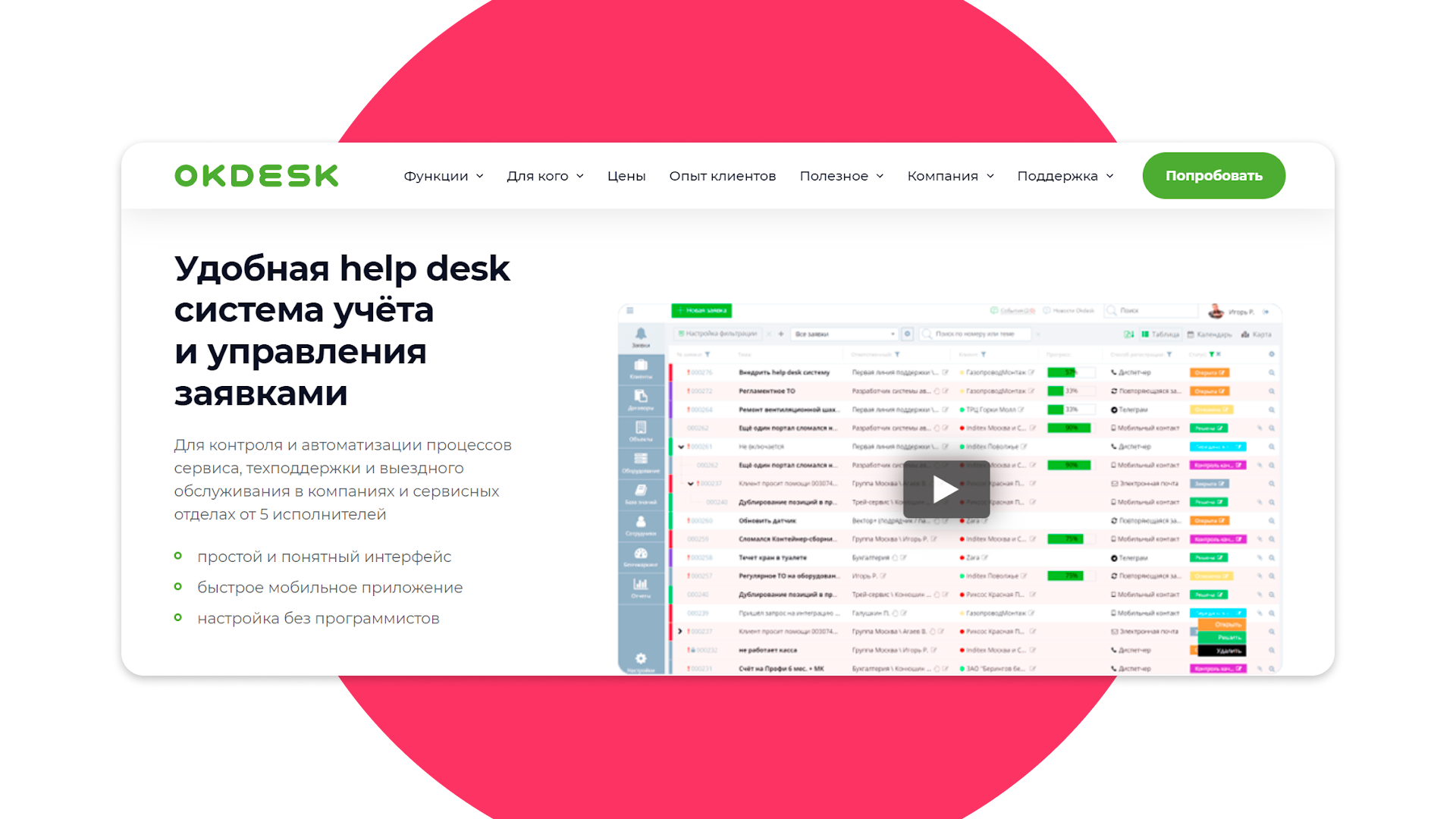 Helpdesk-система Okdesk