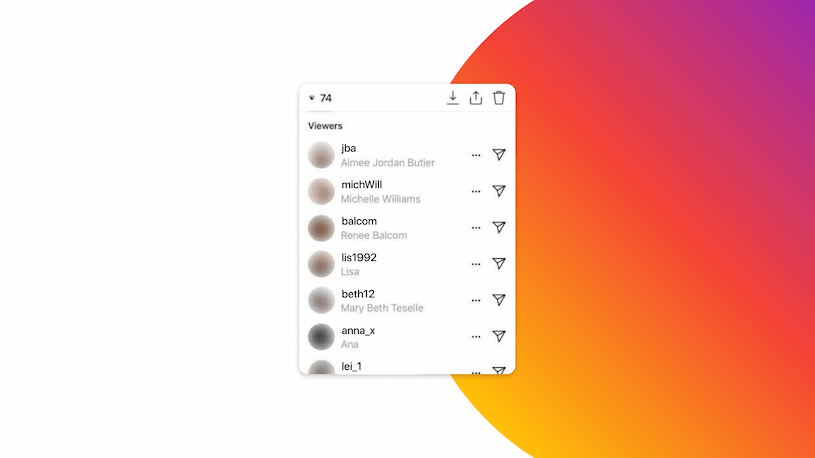 Who viewed your Instagram Story on Android