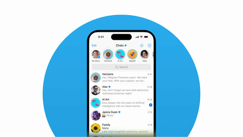 Telegram Stories for Channels