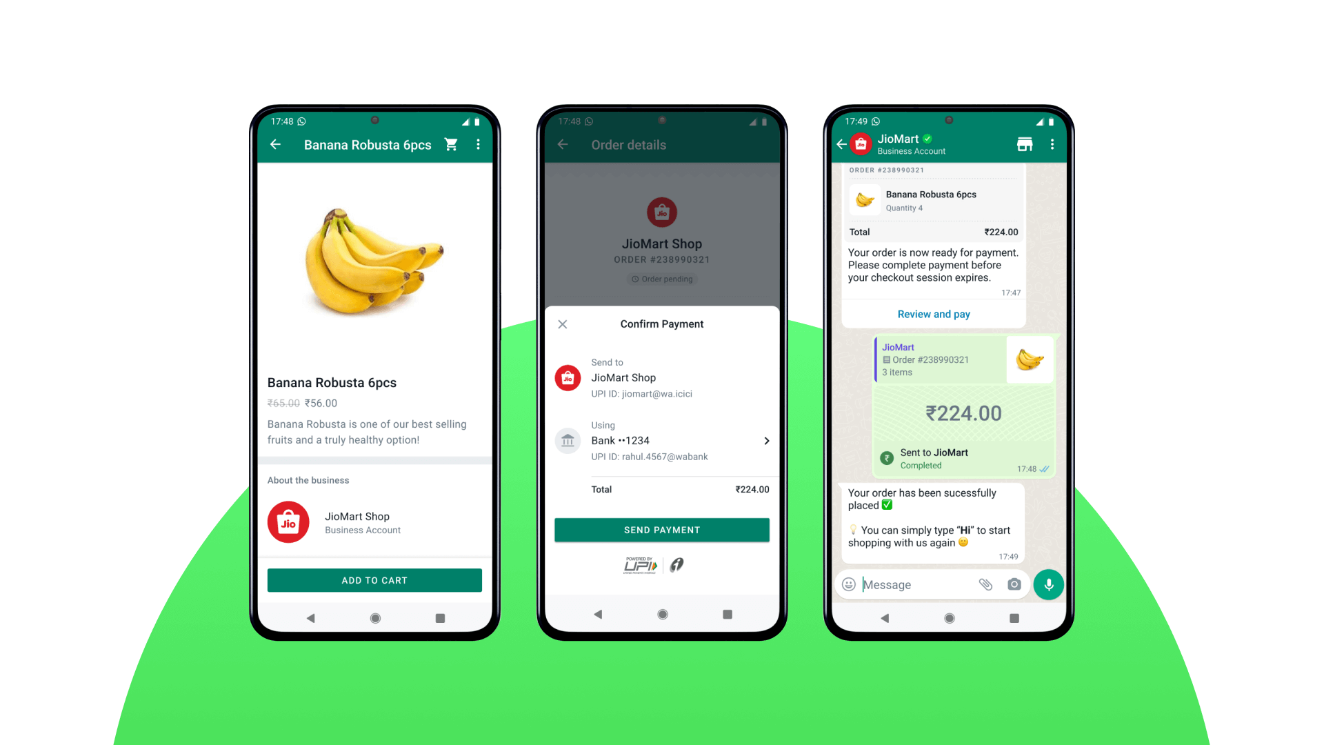 JioMart's WhatsApp Commerce User Flow