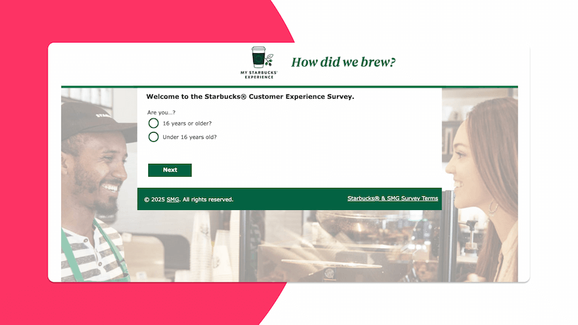 Starbucks Customer Experience Survey