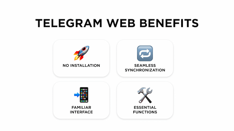 Benefits of Telegram Web Benefits