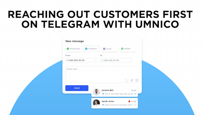 Reach out first functionality in Umnico
