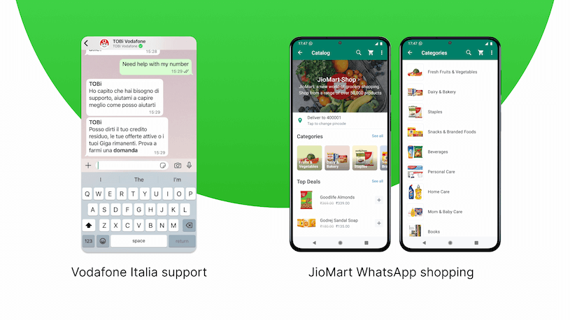 WhatsApp Business Examples
