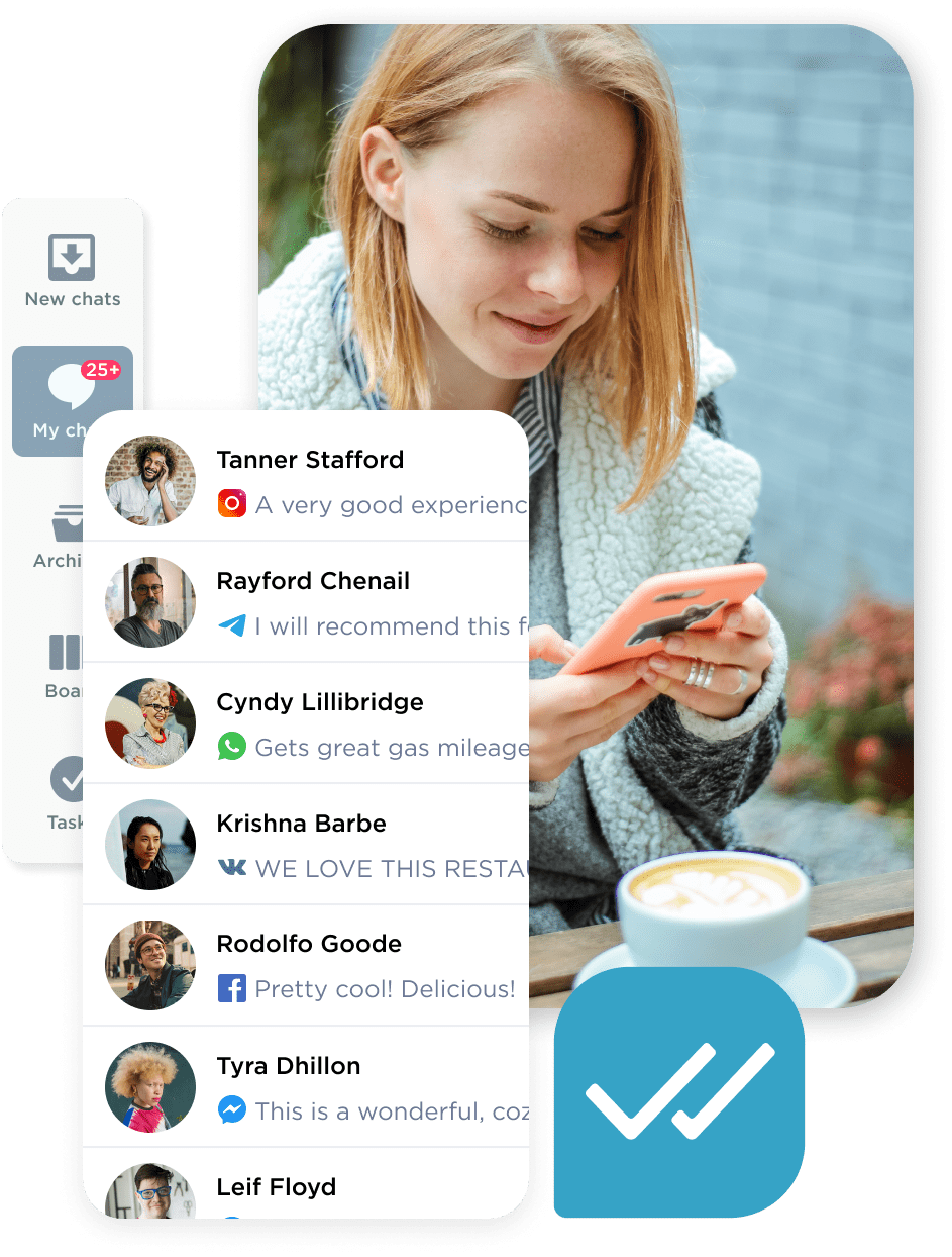 Umnico Inbox — many instant messages and social media in one app